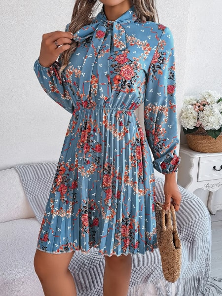 Alternative view of 1950s Floral Dress