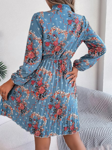 1950s Floral Dress - Image 4