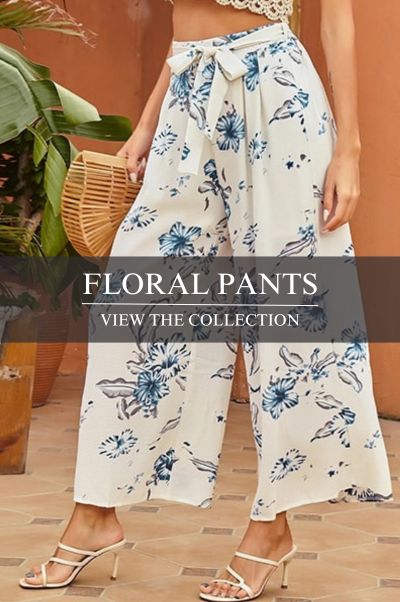 Floral pants