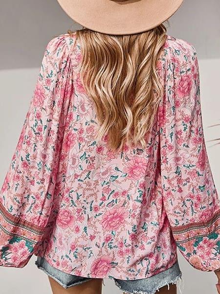 Autumn Floral Blouse - Image 3
