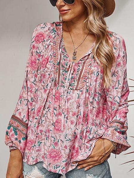Autumn Floral Blouse - Image 4