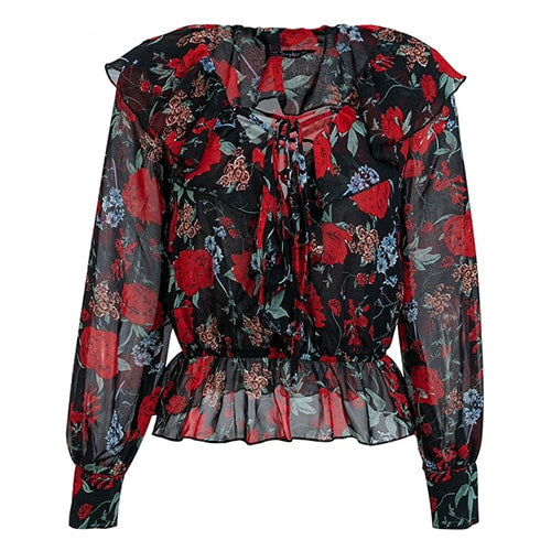 Black Floral Tunic - Image 6