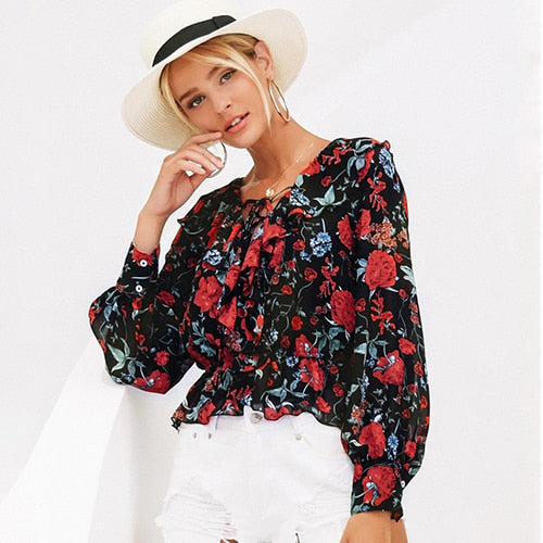Black Floral Tunic - Image 5