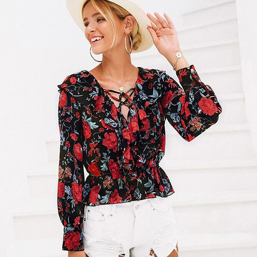 Black Floral Tunic - Image 4