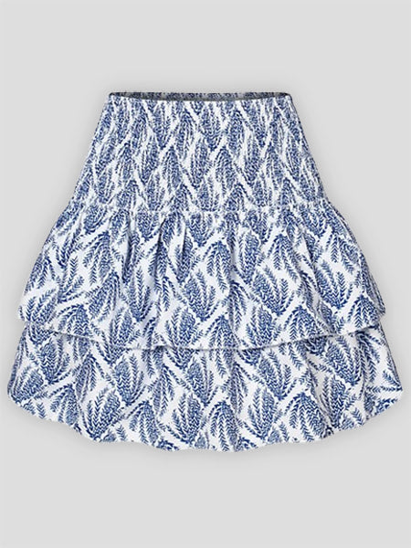 Blue And White Floral Skirt - Image 3
