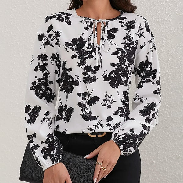 Bohemian Casual Floral Blouse