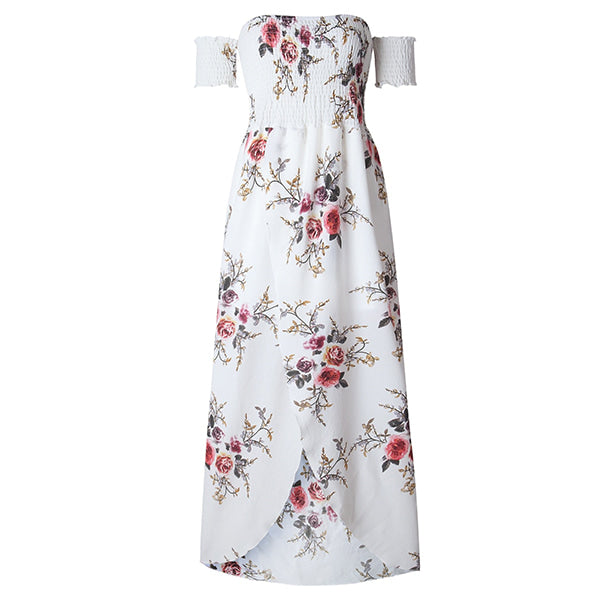 Bohemian Floral Long Sleeves Dress - Image 4