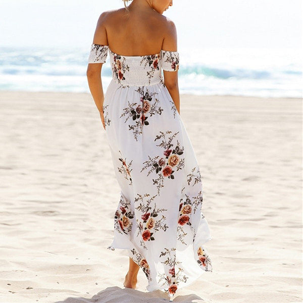 Bohemian Floral Long Sleeves Dress - Image 3