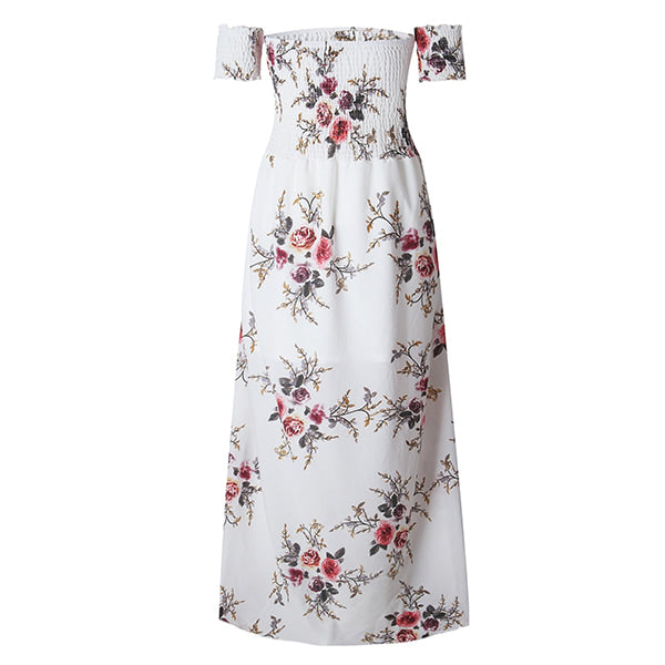 Bohemian Floral Long Sleeves Dress - Image 5
