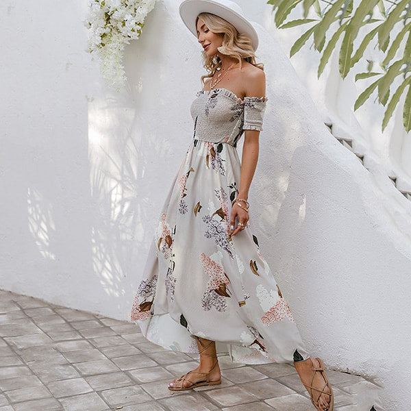 Bohemian Long Dress Floral - Image 3