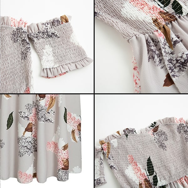 Bohemian Long Dress Floral - Image 7
