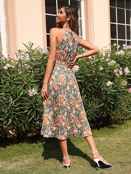 Boho Chic Floral Dress - Image 4