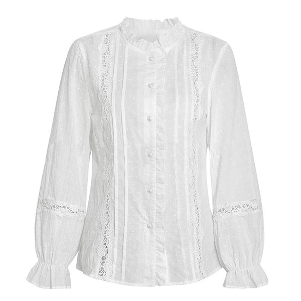 Boho Embroidered Floral Blouse - Image 4