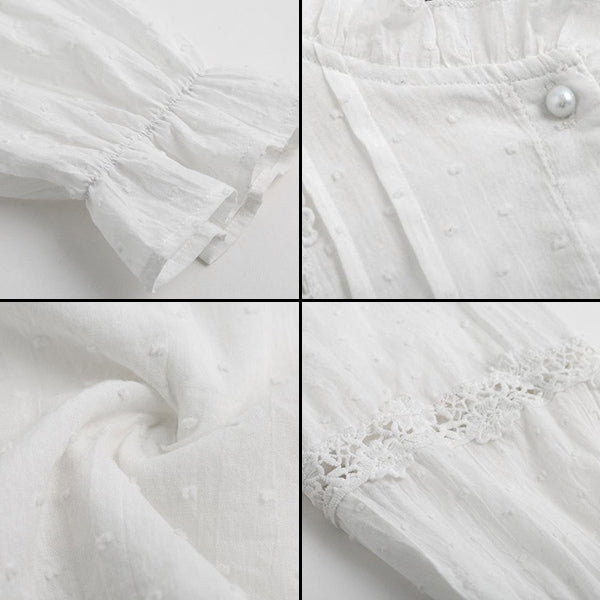 Boho Embroidered Floral Blouse - Image 6