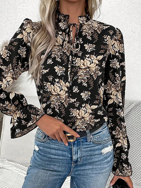 Alternative view of Boho Floral Blouse