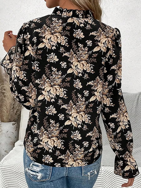 Boho Floral Blouse - Image 4