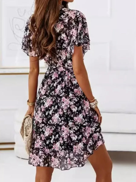 Boho Floral Dress Short - Image 4