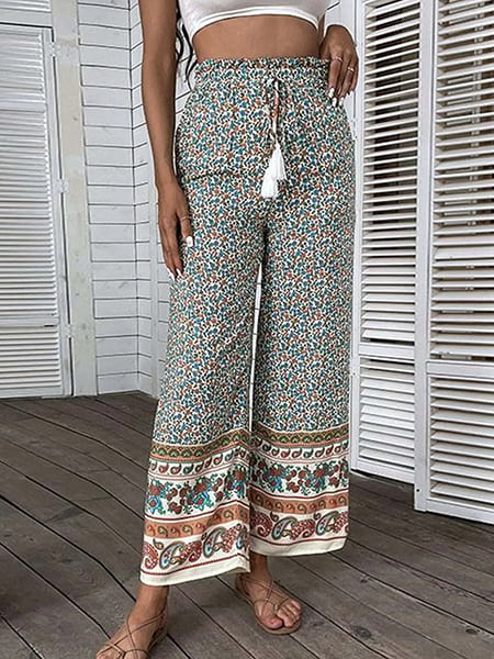 Boho Floral Pants - Image 3