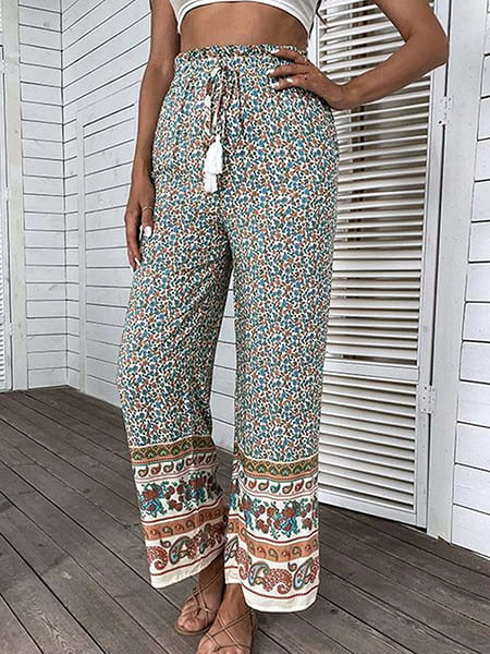Alternative view of Boho Floral Pants