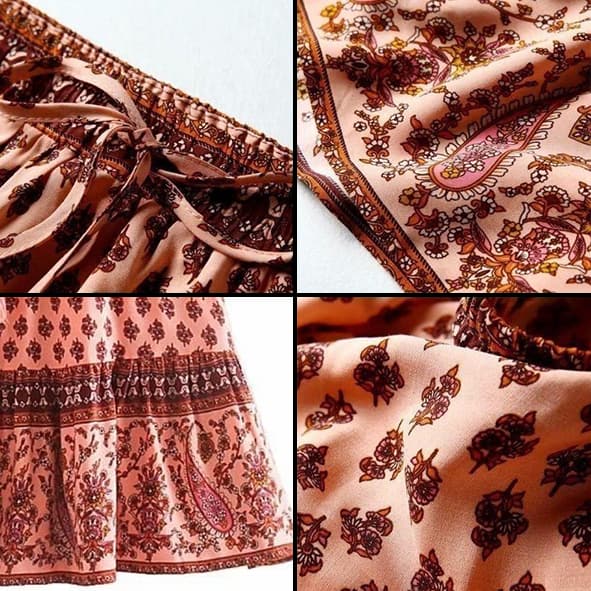 Boho Floral Skirt - Image 4