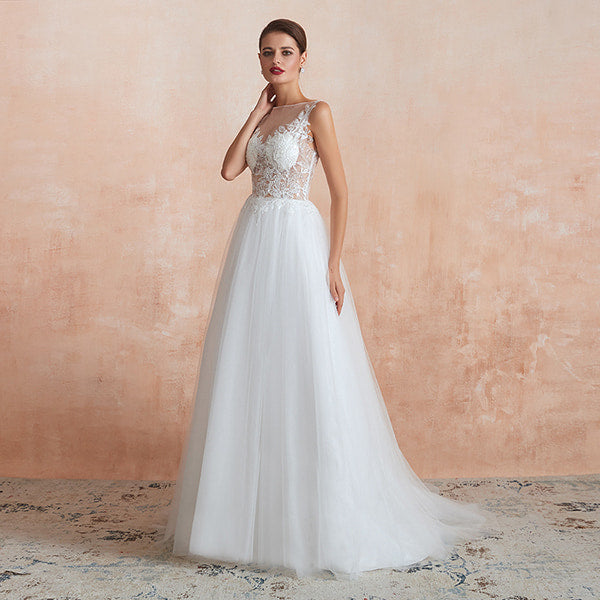 Alternative view of Boho Floral Wedding Dress