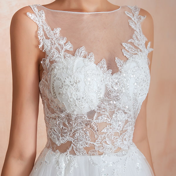 Boho Floral Wedding Dress - Image 5