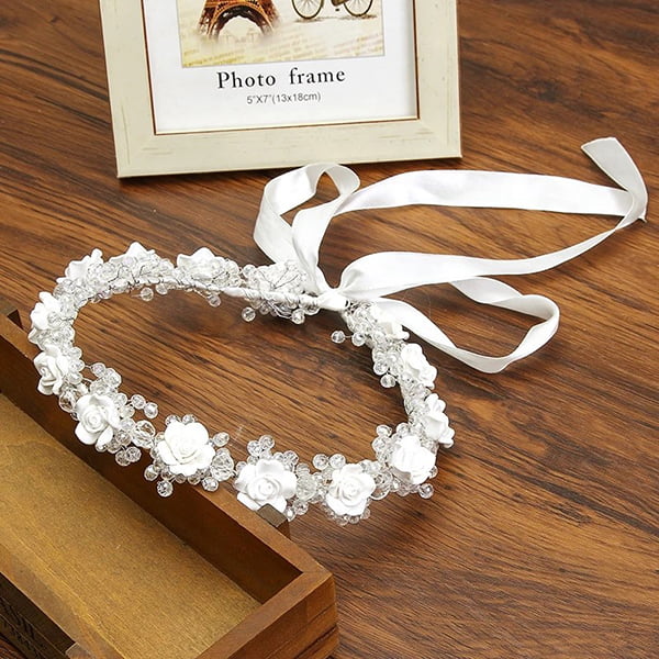 Alternative view of Bride Flower Crown