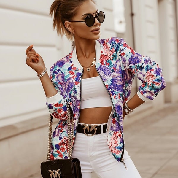 Casual Floral Jacket