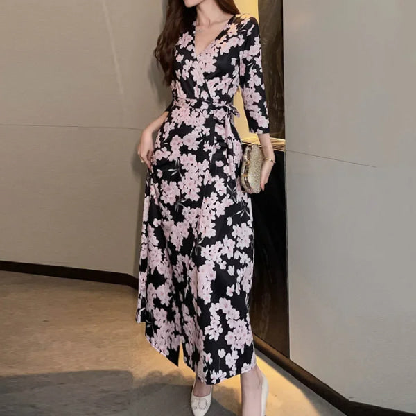 Cherry Blossom Floral Dress