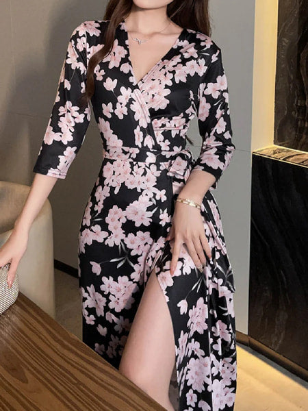 Cherry Blossom Floral Dress - Image 4