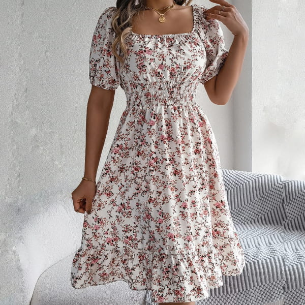 Classic Floral Dress