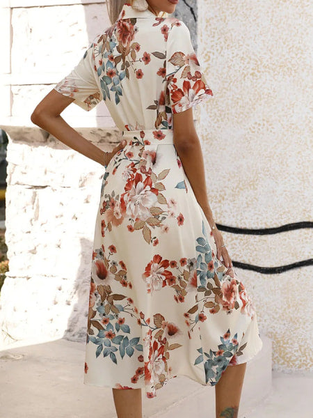 Classy Floral Dress - Image 4