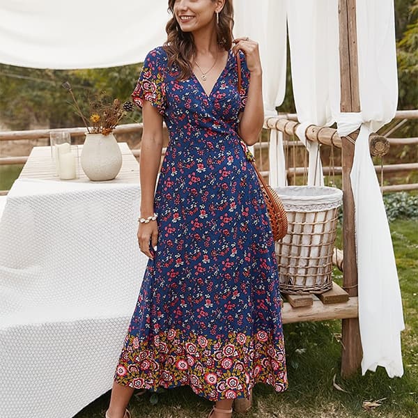 Alternative view of Cotton Floral Long Dress