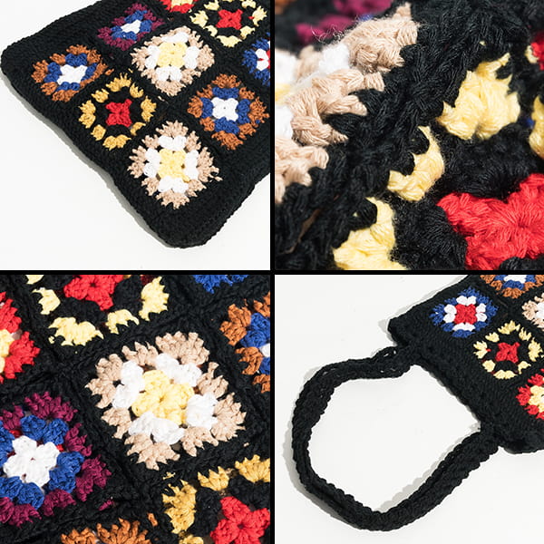 Crochet Floral Bag - Image 4