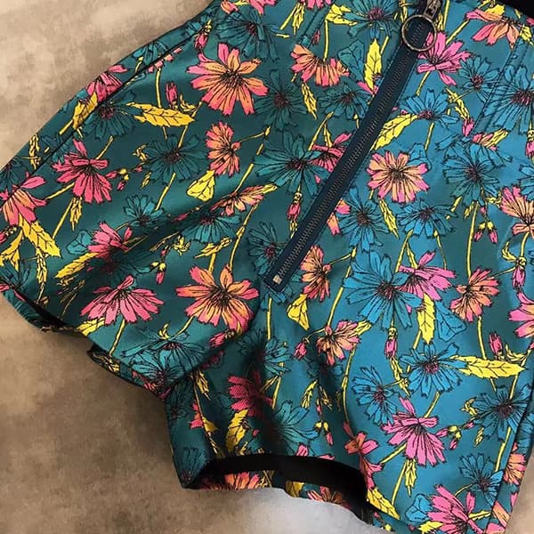 Elegant Floral Pattern Shorts - Image 6