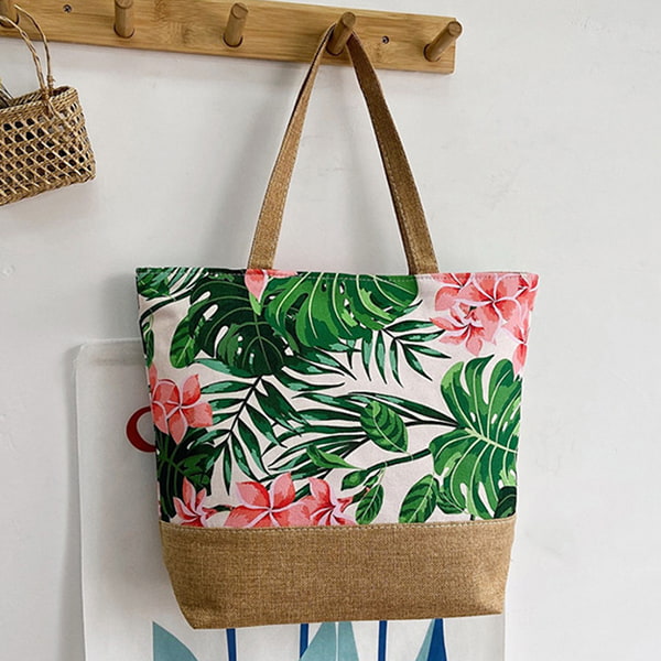 Floral Beach Bag