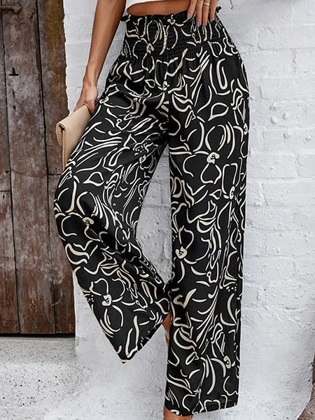 Alternative view of Floral Black Pants