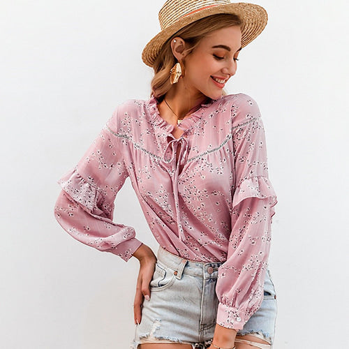 Alternative view of Floral Blouse Rose