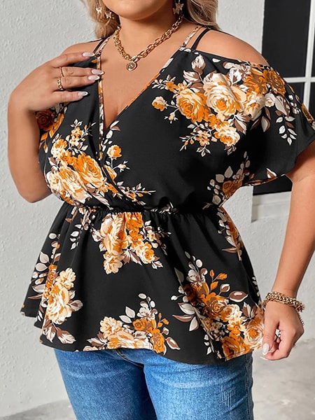 Alternative view of Floral Blouses Large