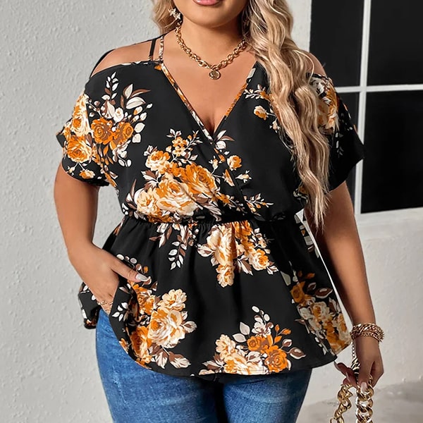 Floral Blouses Large
