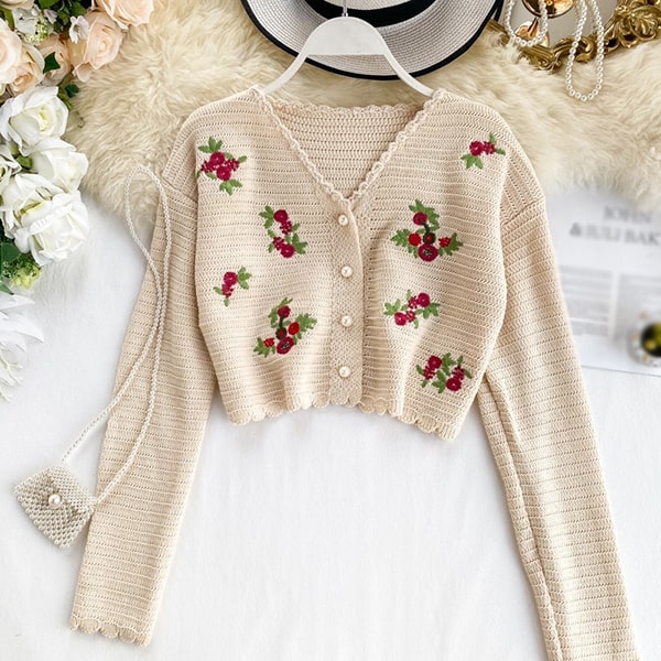 Floral Boho Cardigan - Image 3