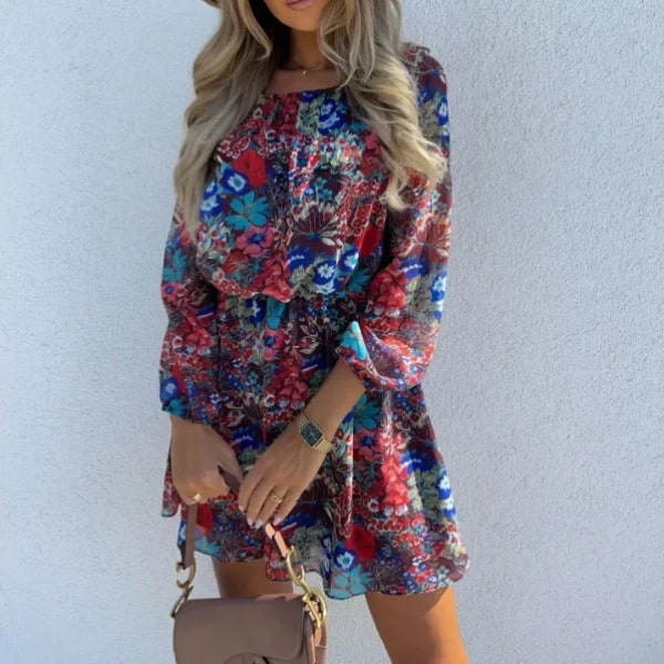 Floral Boho Dress Short