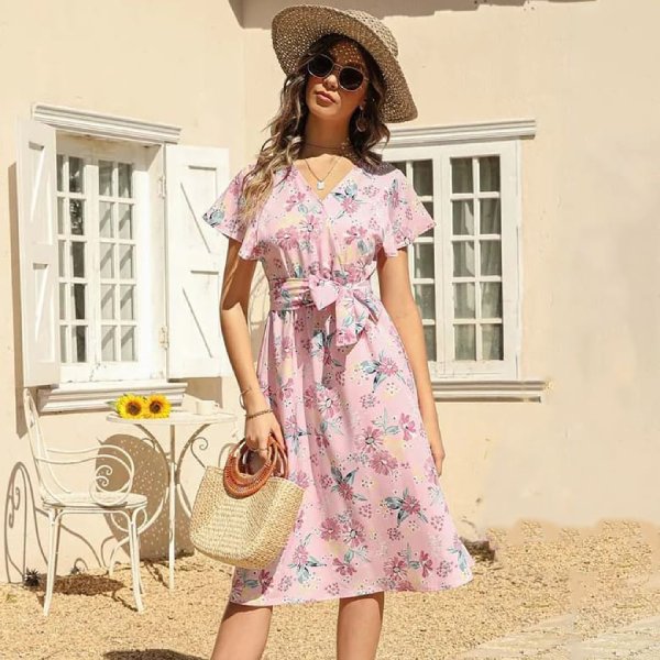 Floral Bridesmaid Dresses Long