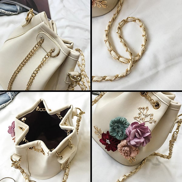 Floral Bucket Bag - Image 5