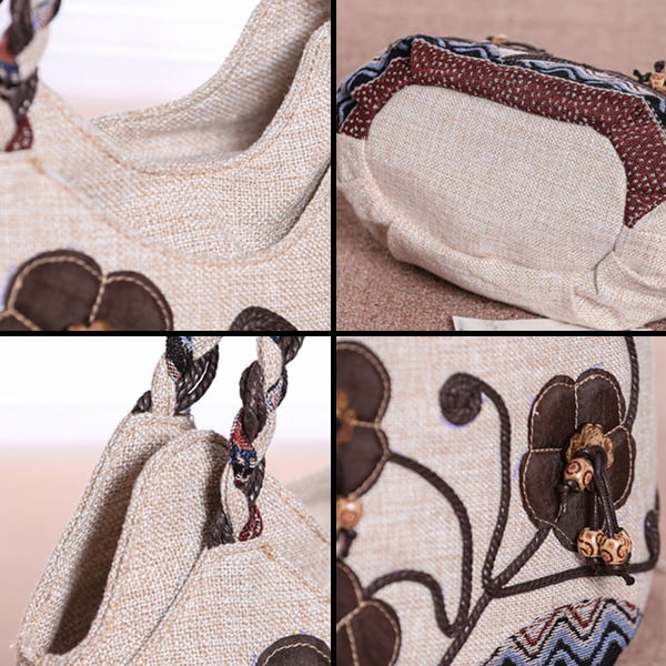 Floral Canvas Handbag - Image 4