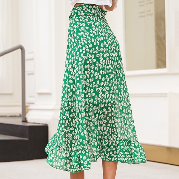 Floral Chiffon Skirt - Image 4