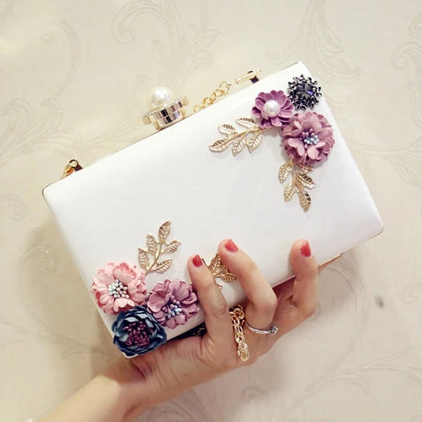 Floral Clutch Bag