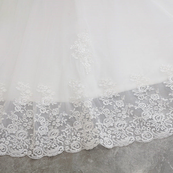 Floral Corset Wedding Dress - Image 5