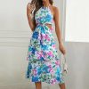 Floral Cross-back Dress