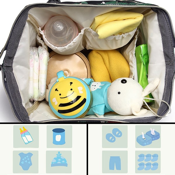 Floral Diaper Bag - Image 4
